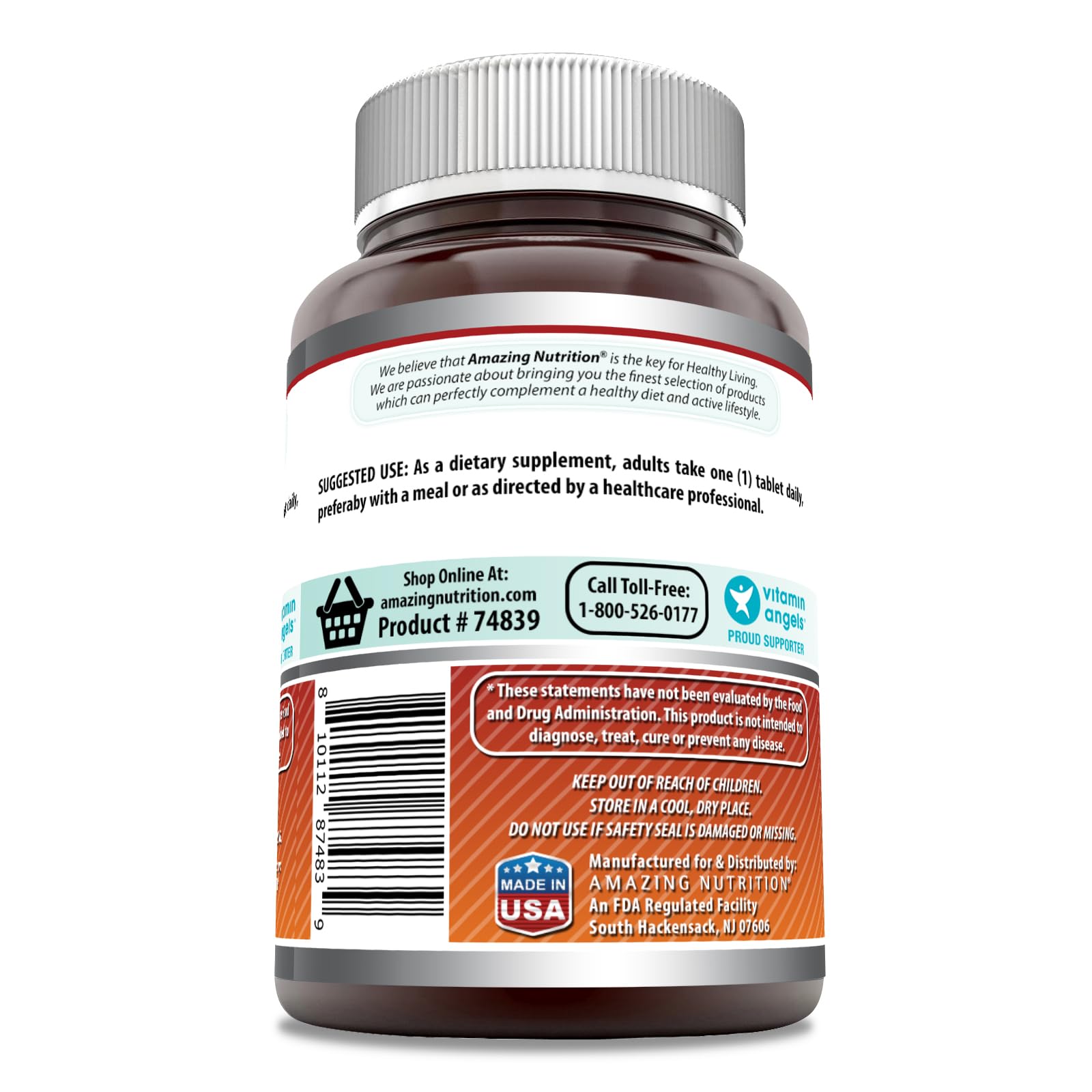 Amazing Nutrition producción en EEUU garantiza pureza y potencia en cada dosis.