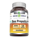Amazing Nutrition Bee Propolis 600mg botellas para uso diario