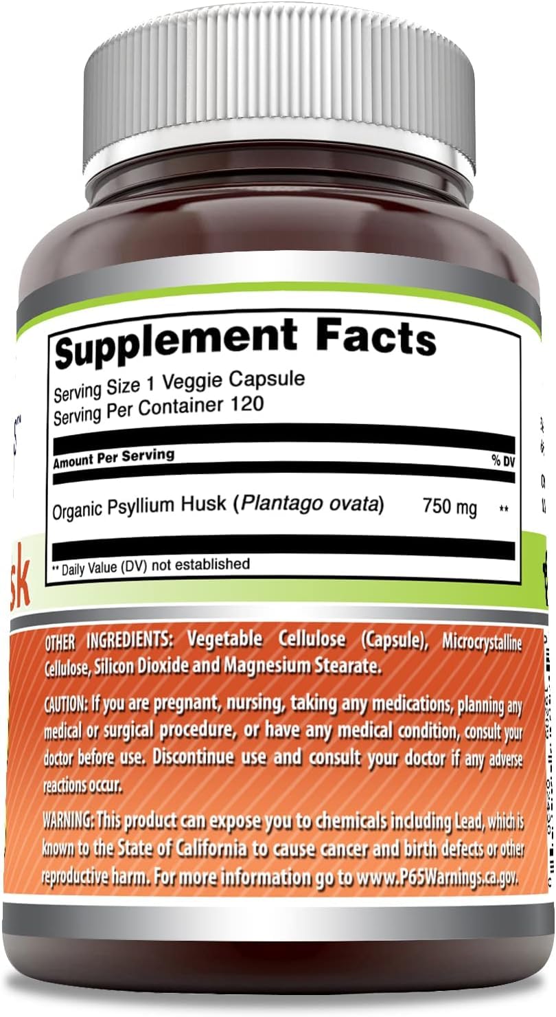 Envase de 120 cápsulas vegetales para uso diario de Amazing Nutrition