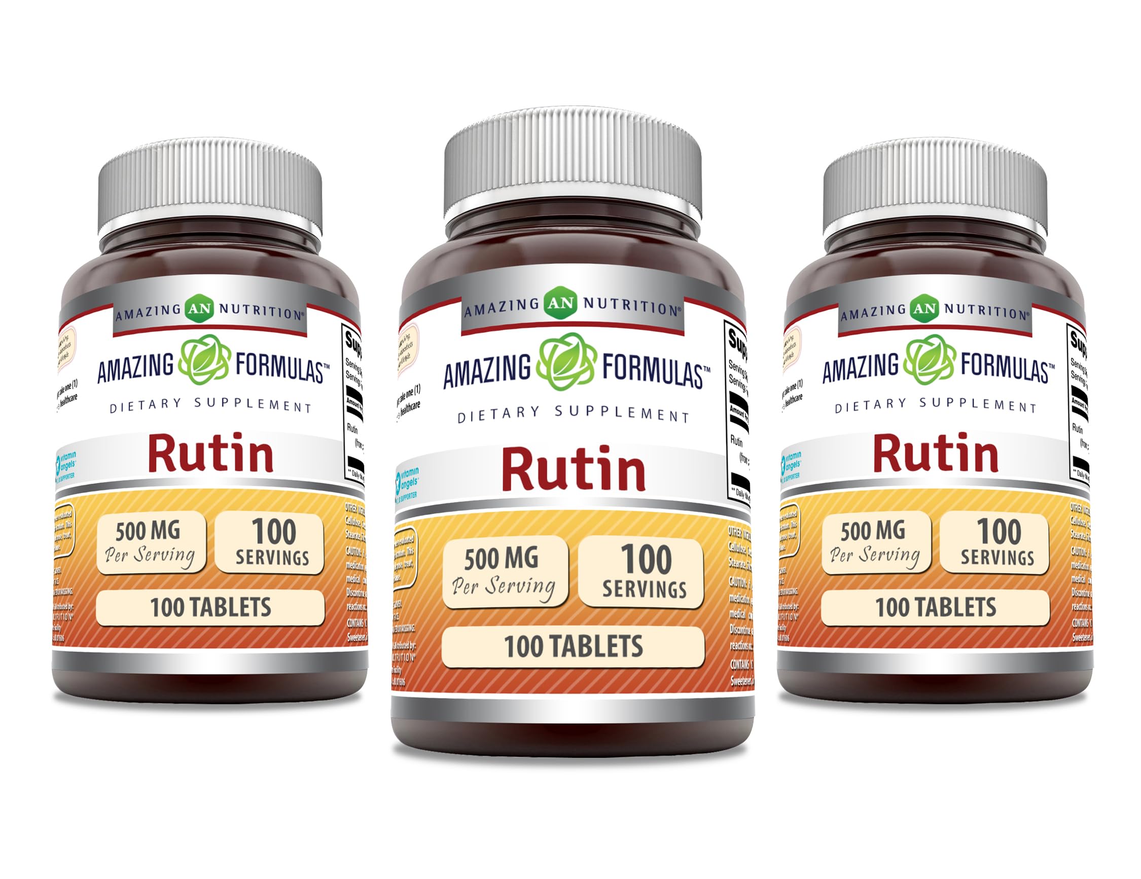 Amazing Nutrition Rutin, tableta de 500 mg lista para uso diario.