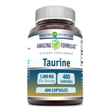 Amazing Nutrition Taurina 1000 mg en cápsulas para apoyo a la energía diaria