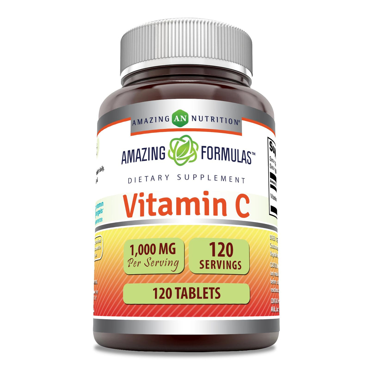 Amazing Nutrition Vitamina C cápsulas 1000 mg para consumo diario