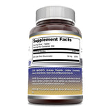 Etiqueta de Amazing Nutrition Zinc Gluconato con información del producto
