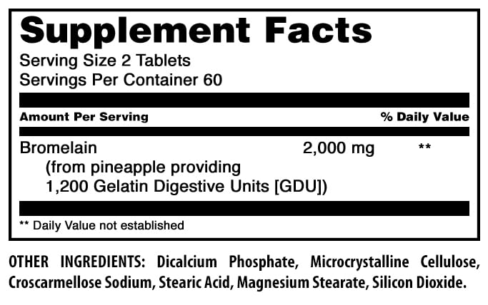 Amazing Nutrition Bromelina sin gluten para dietas sensibles