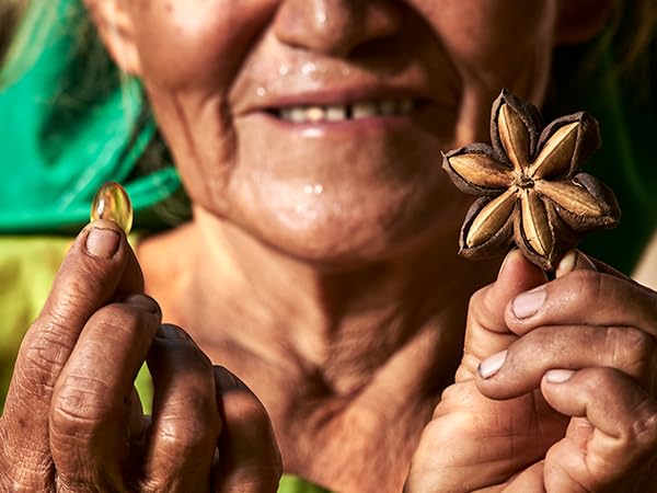 Cápsulas veganas sin OGM de Amazon Andes, fórmula limpia