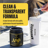 Ambrosia Atlas resistencia y energía extendida para entrenos más largos.