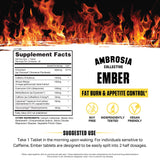 Ambrosia Ember: tabletas con mango africano para apoyos metabólicos.