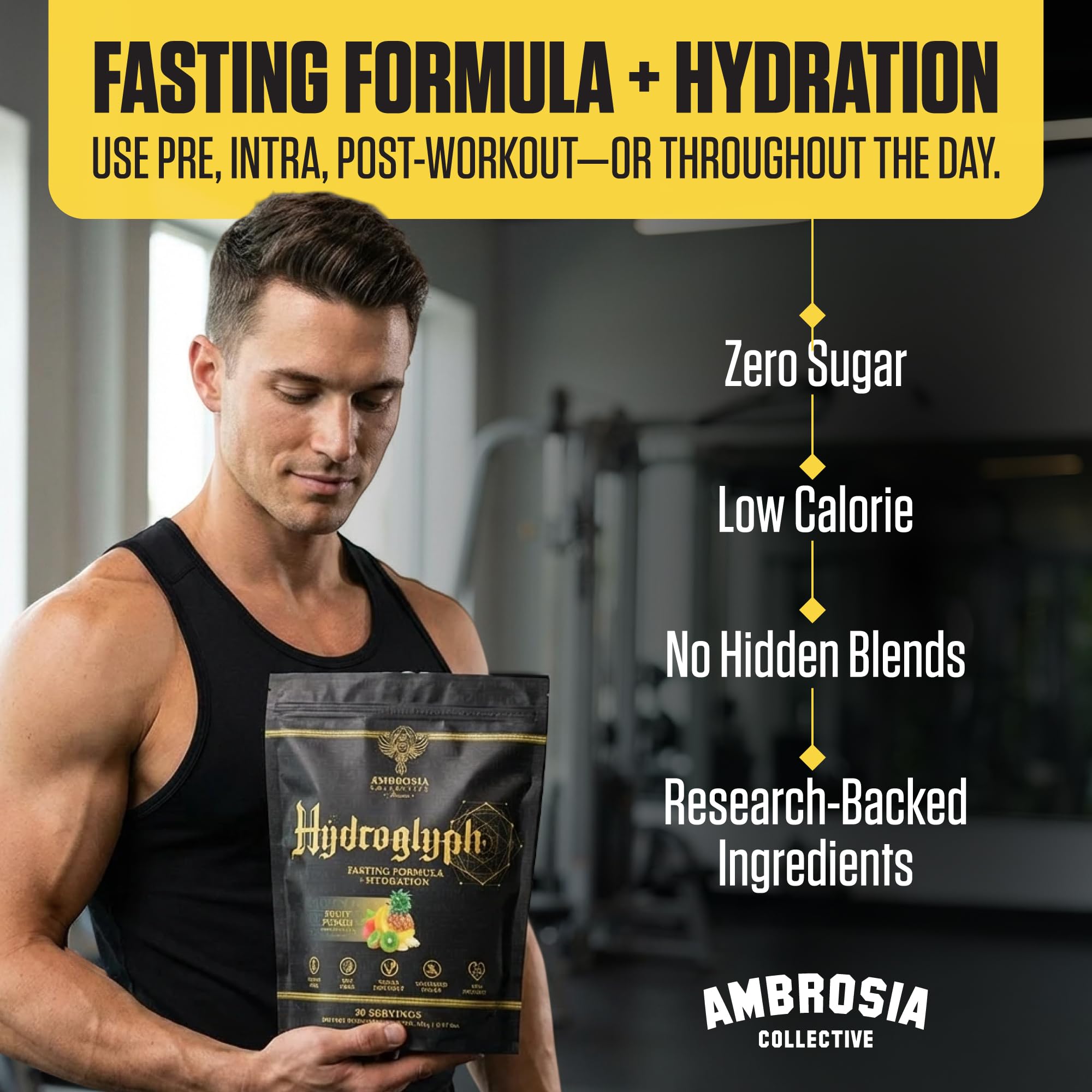 Ambrosia Hydroglyph cucharilla de dosis para mezclar
