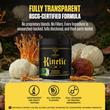 Ambrosia Kinetic se disuelve fácilmente en agua para energía rápida durante el entrenamiento.