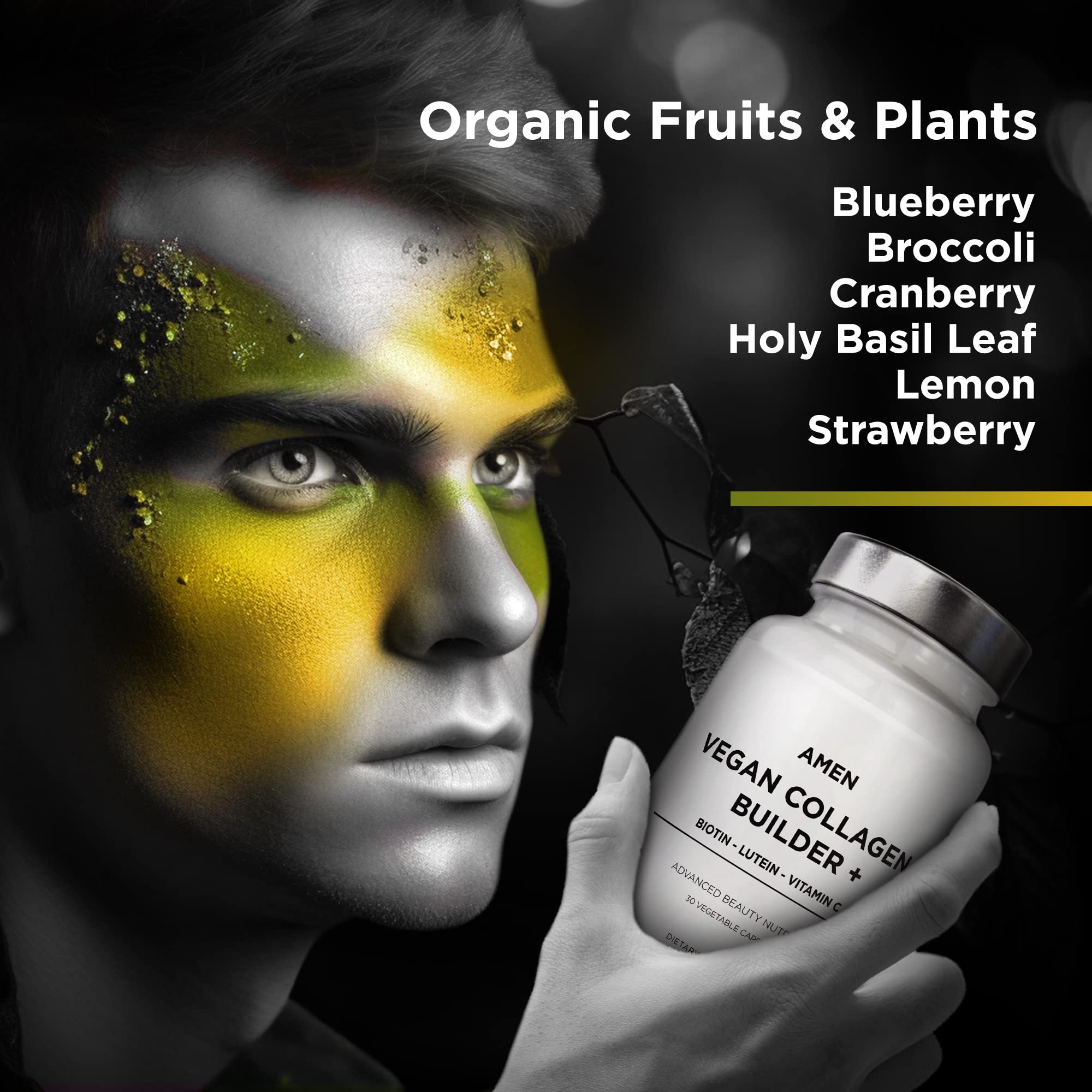 Amen arandano organico, ingrediente clave para sabor natural y antioxidantes.