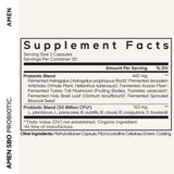 Amen SBO Probiotics: cápsulas fáciles de tomar para mujeres y hombres