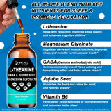 AMENQ hHEALTH L-Theanine líquido con gotero para dosis precisa.