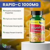 America Medic & Science Rapid-C: tabletas de vitamina C de 100 unidades para energía sostenida.
