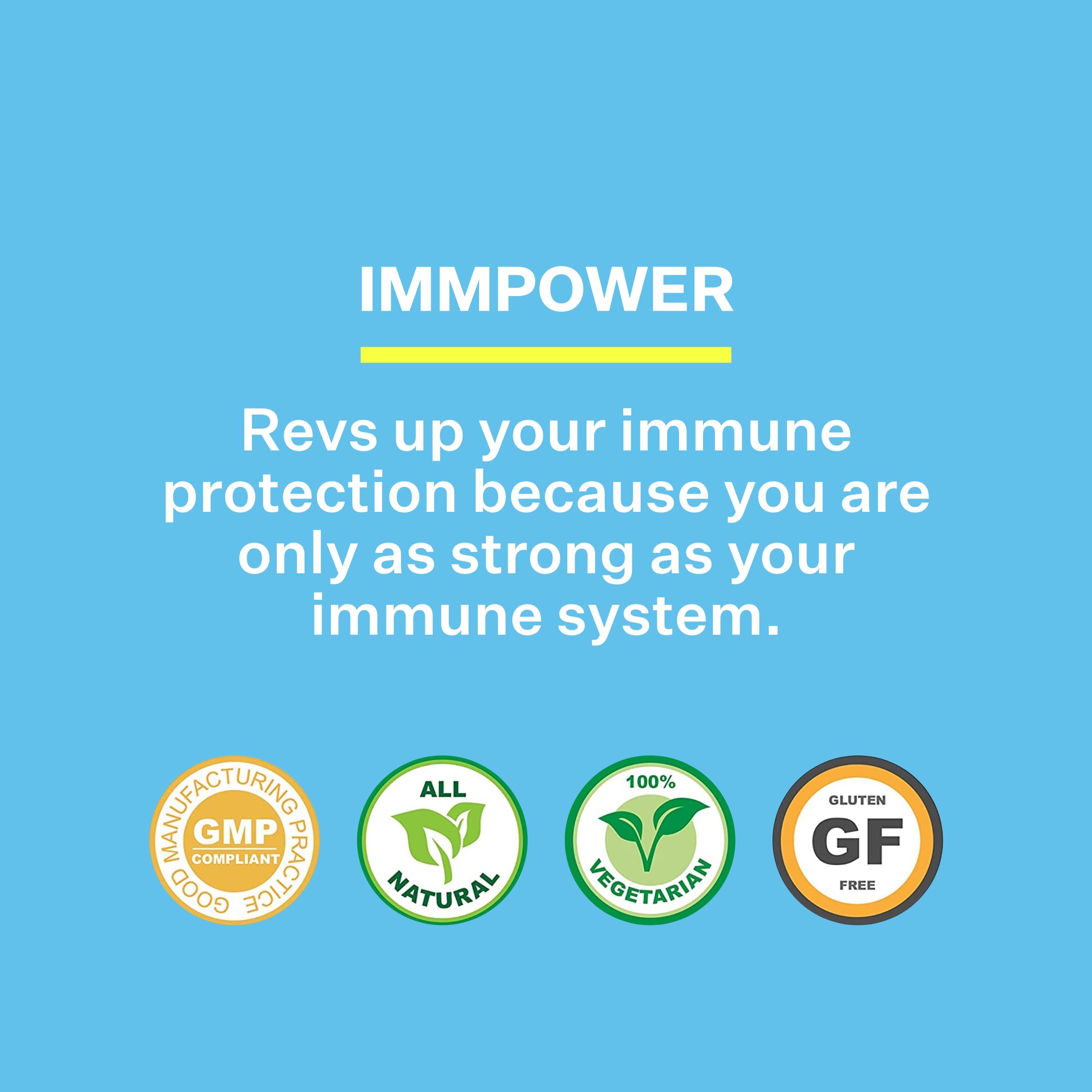 American BioSciences ImmPower tamaño molecular 5000 daltons facilita absorción.