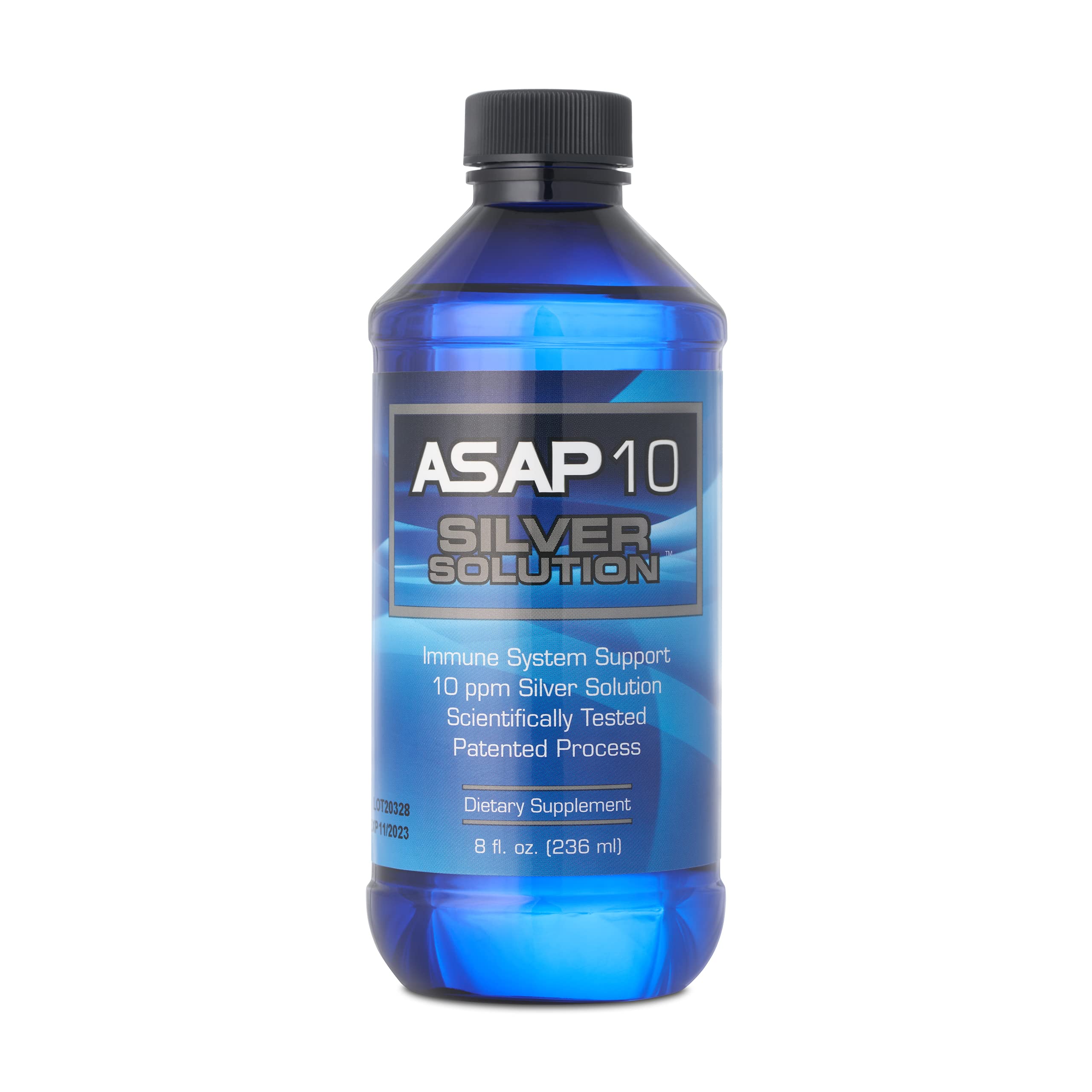 American Biotech Labs ASAP 10 - botella con solución de plata para uso diario