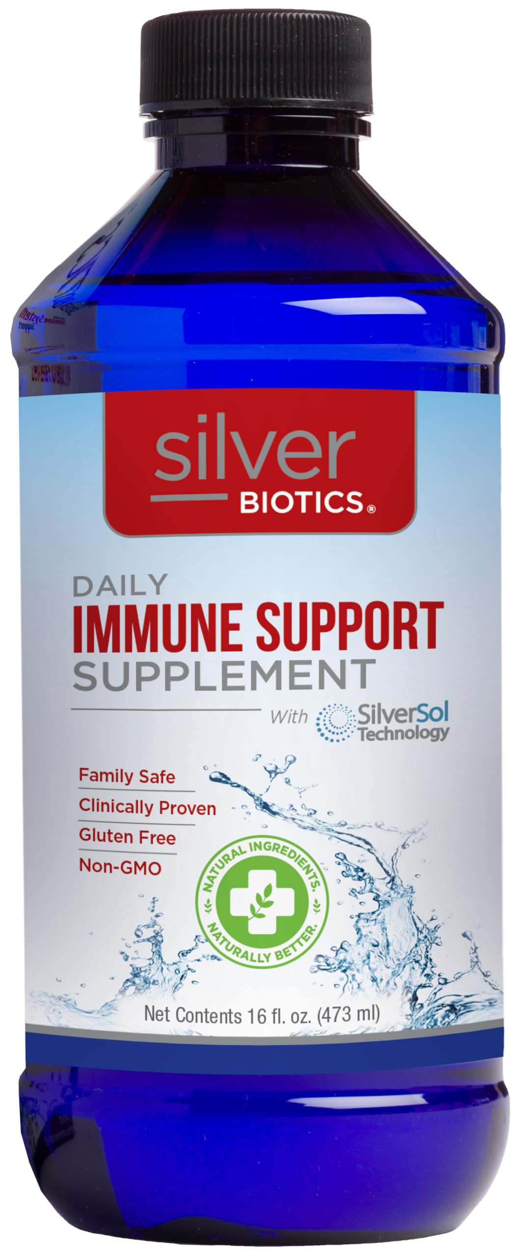 Silver Biotics: botella frontal para uso diario y apoyo al sistema inmune