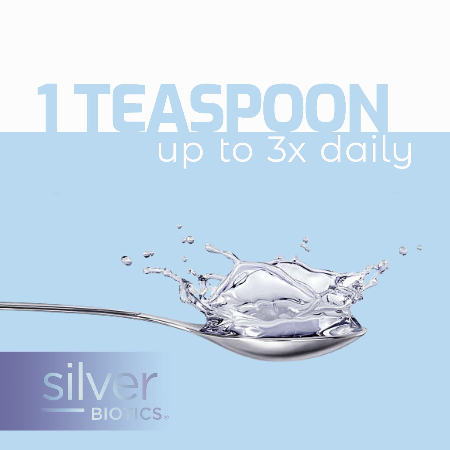 Dosis diaria de Silver Biotics para uso cotidiano