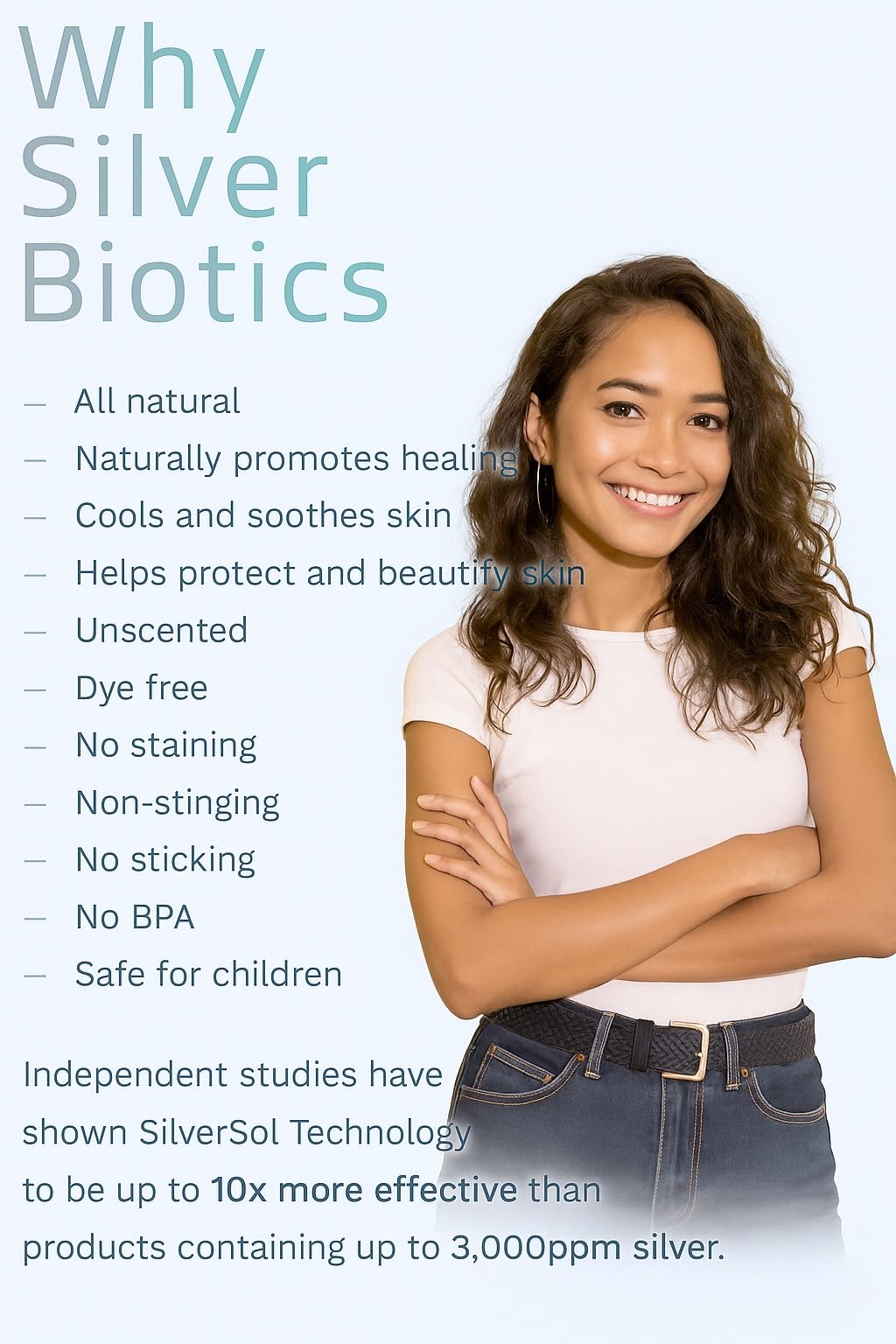 Envase Silver Biotics de 32oz, opción para familias grandes