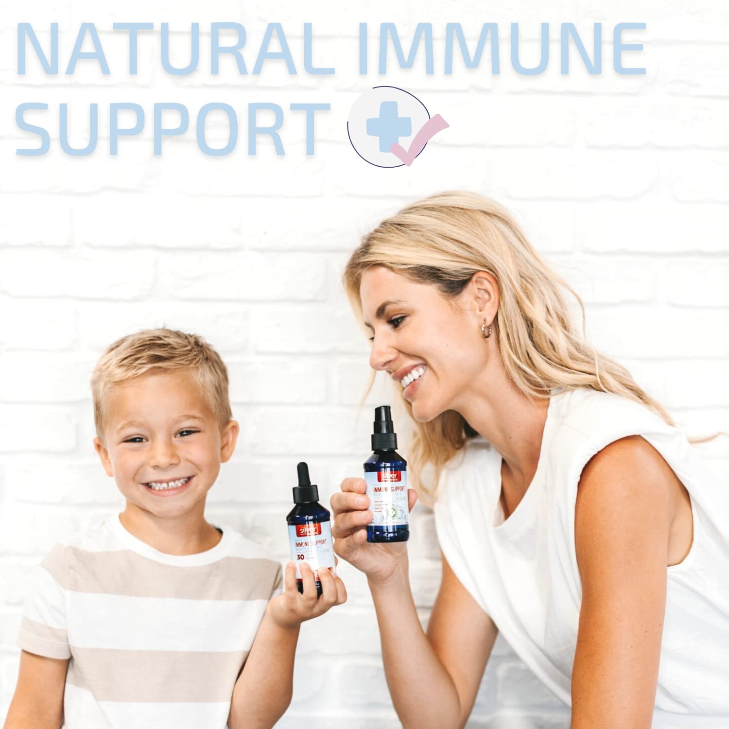 American Biotech Labs Silver Biotics, primer plano de la etiqueta, información de uso y ingredientes.