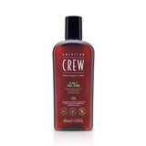 AMERICAN CREW 3‑IN‑1 Tea Tree: botella del producto para uso diario y aroma fresco.
