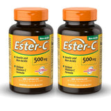 American Health Ester-C 500 mg, vista de la botella pack de 2 para uso diario