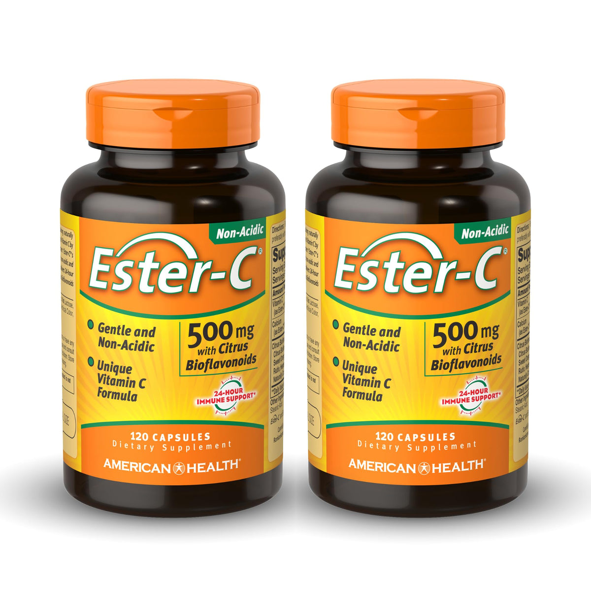 American Health Ester-C 500 mg cápsulas: apoyo diario para el bienestar general