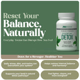 Desintoxicación Esencial de American Nutriceuticals envase: facilita la desintoxicación diaria