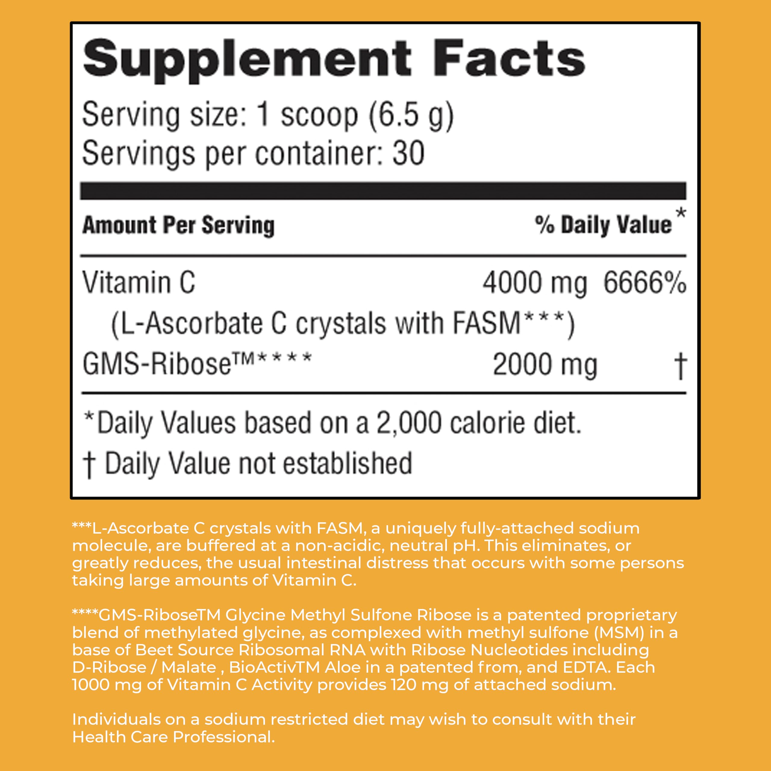 American Nutriceuticals Vitamina C: mezcla fácil en batidos, jugos o agua.