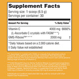American Nutriceuticals Vitamina C: mezcla fácil en batidos, jugos o agua.