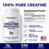 Cápsulas veganas de American Research Supplements para dietas basadas en plantas