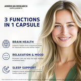 American Research Supplements Magnesium L-Threonate Complex, cápsulas fáciles de tragar para la vida diaria.