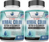 American Standard Supplements Limpieza de colon: botella frontal para bienestar digestivo