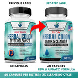 American Standard Supplements Limpieza de colon: pack de dos botellas para planificar la semana