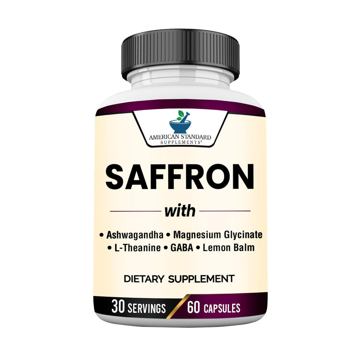 American Standard Supplements cápsulas de safrán para bienestar diario