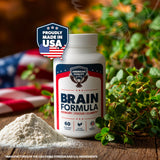 Uso diario de American Vitality Fórmula Cerebral para enfoque durante tareas.