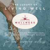 Panel de American Wellness Authority, útil para relajación y recuperación suave en casa.