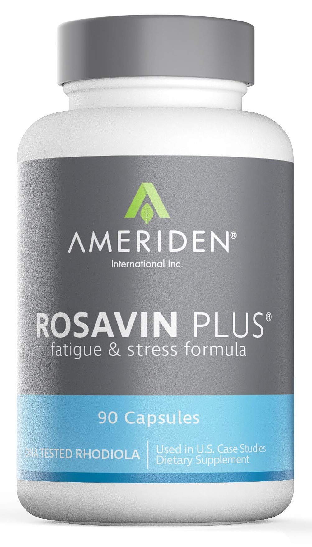 Rosavin Plus de AMERIDEN en botella, energía sostenida para jornadas intensas.