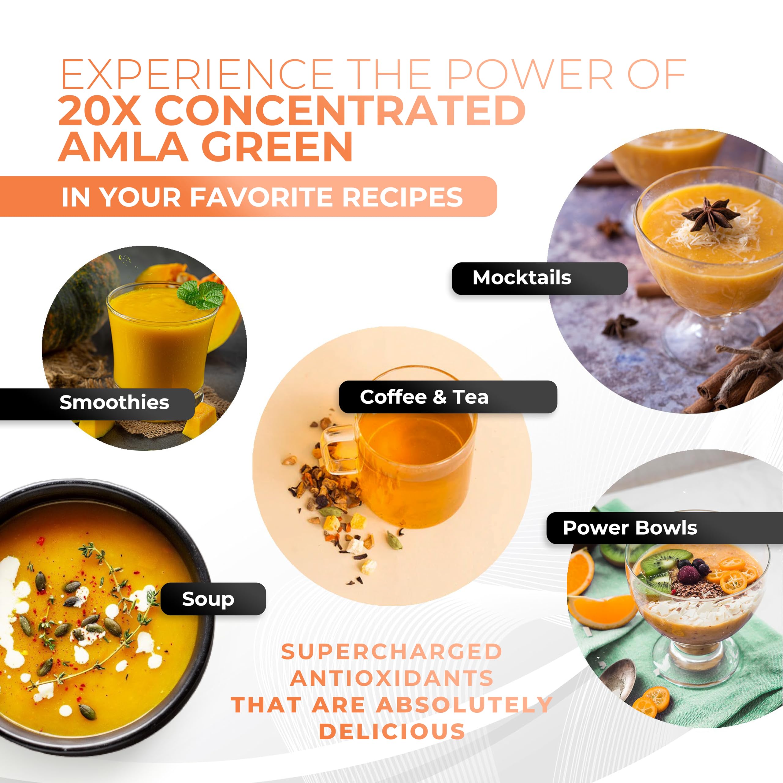 Amla Green etiqueta ingredientes, confianza en origen y fórmula natural.