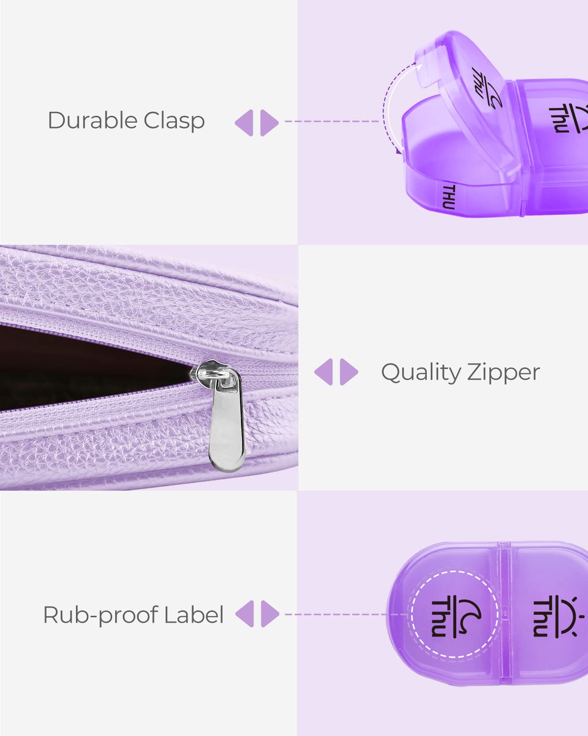 AMOOS accesorios para viaje y bolsa incluido para mayor conveniencia.