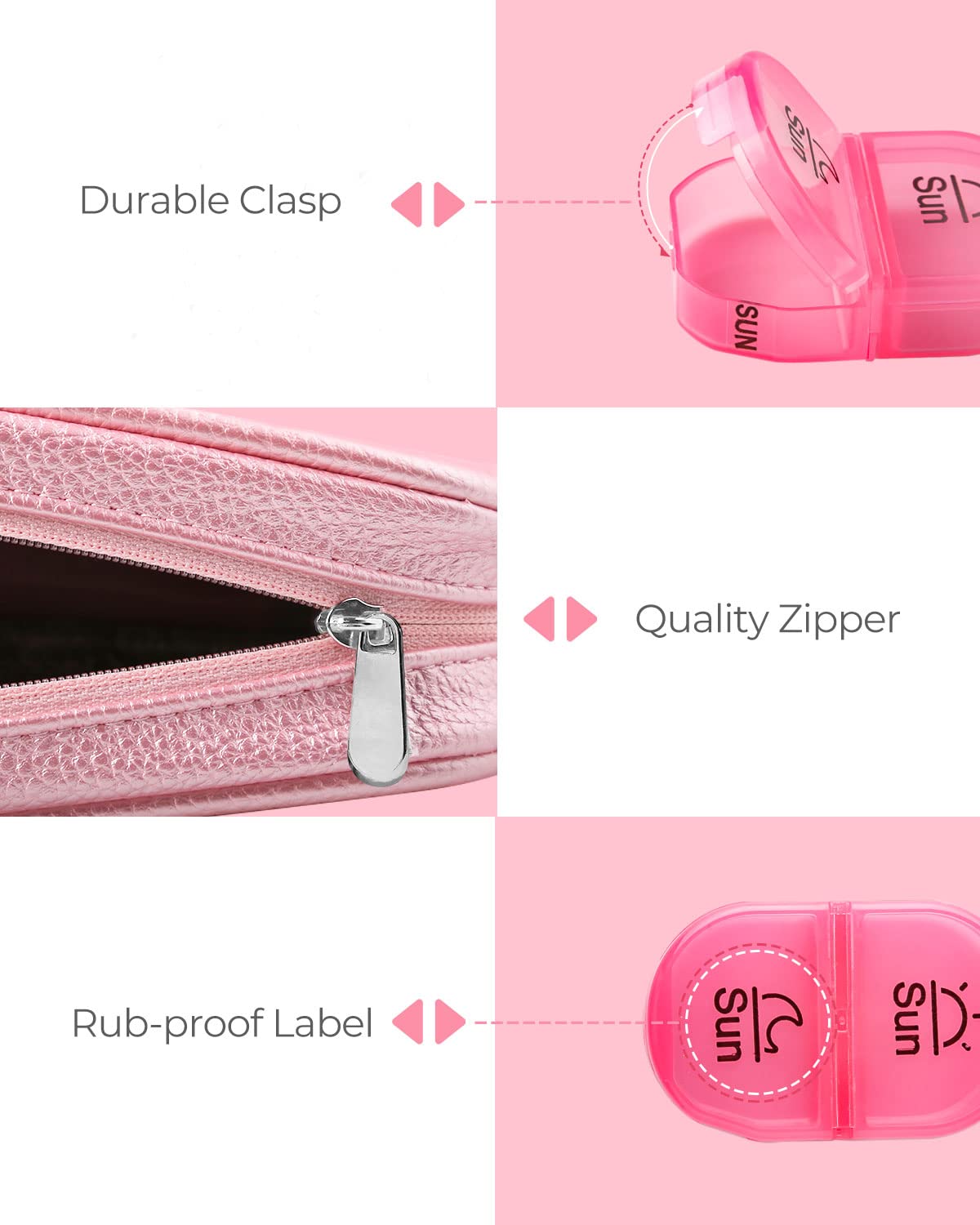 AMOOS ideal para viajar en bolso, compacto y ligero