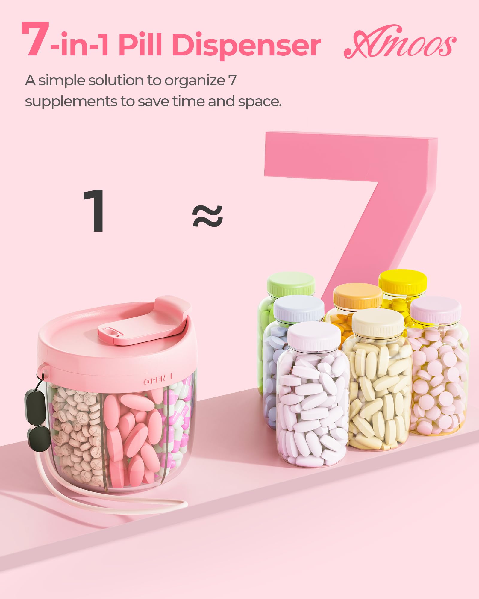 AMOOS BPA-free garantiza material seguro y confiable para el uso diario.