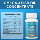 AMORNING cápsulas de aceite de pescado sin regusto, ideal para hábitos saludables