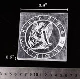 AMOYSTONE placa con base para exhibir cristales con selenita