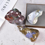 AMOYSTONE torre llama jasper oceánico, colores vibrantes para decorar y inspirar