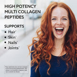 Amplicell Colágeno hidrolizado con cuchara de medición para mezclar.