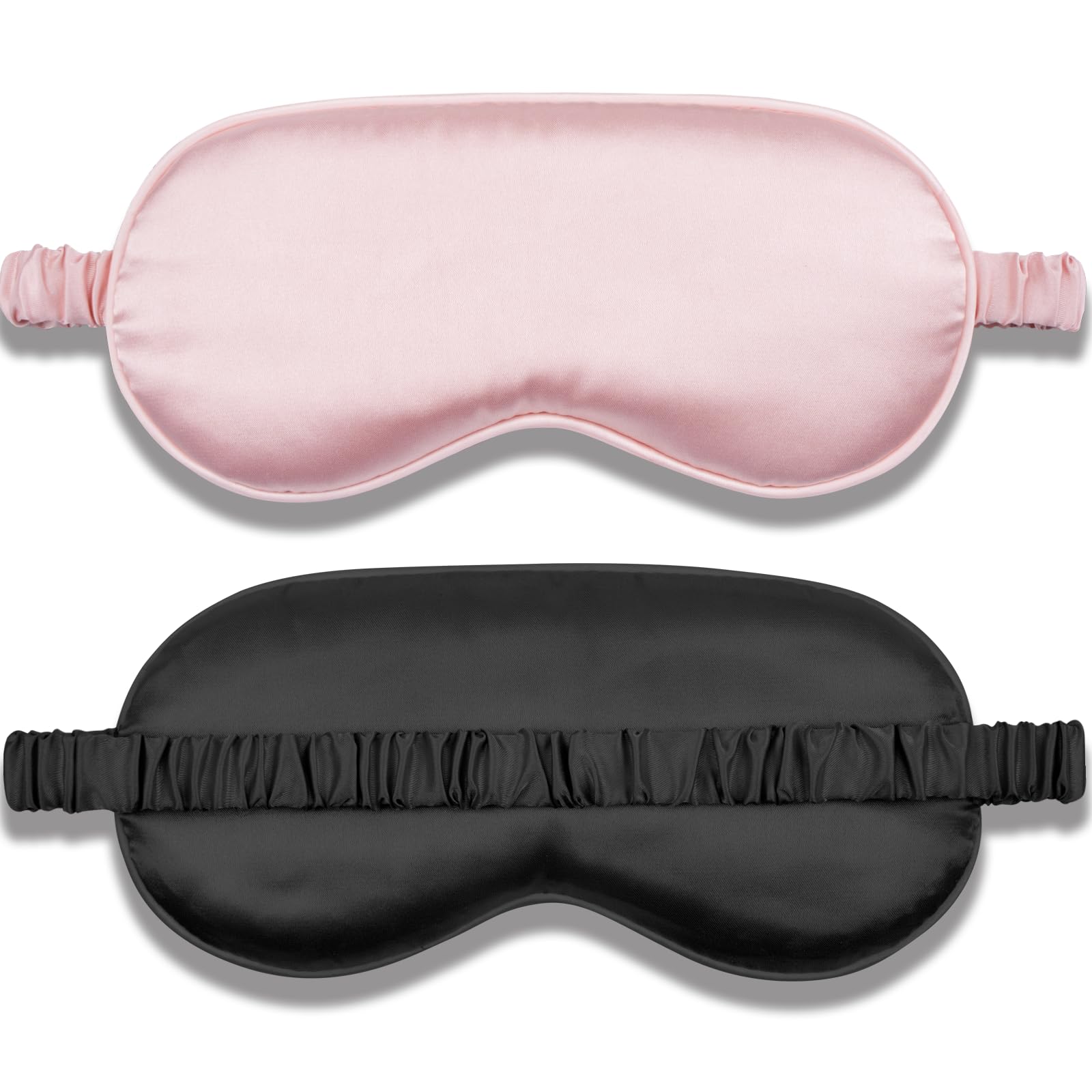 Mascarilla Amrules de seda para dormir rosa: suavidad lujosa y descanso suave.