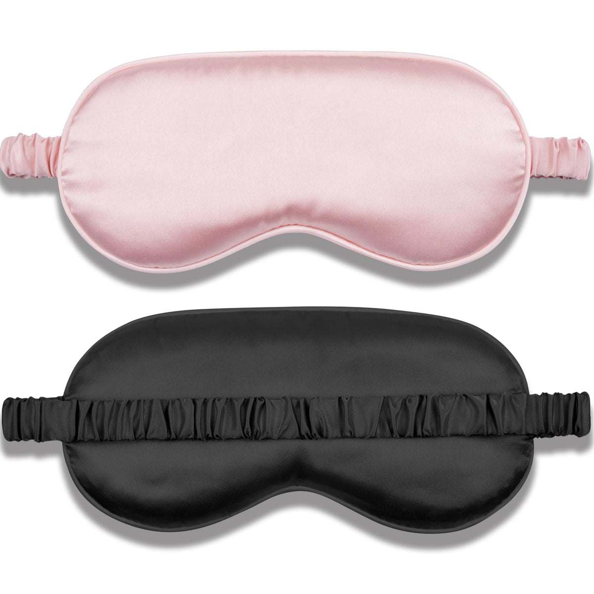 Mascarilla Amrules de seda para dormir rosa: suavidad lujosa y descanso suave.