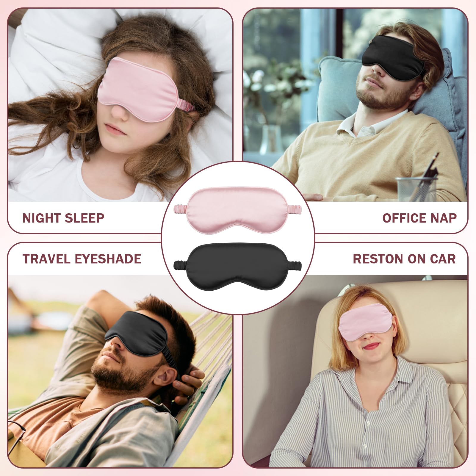 Set de dos mascarillas Amrules para viajar y descansar donde quieras.