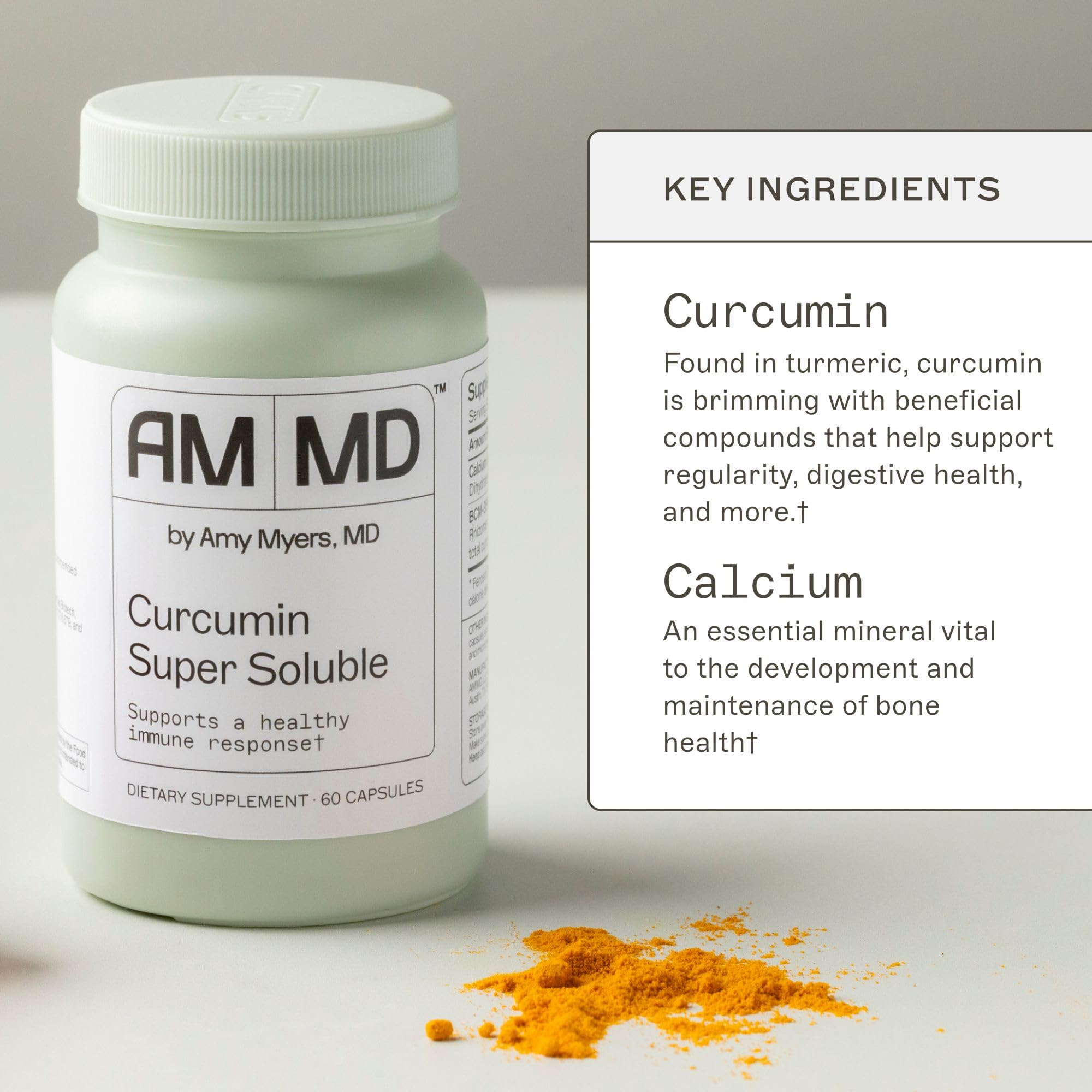 Amy Myers MD Curcumin Super Soluble apoya rutas de desintoxicación hepática y función hepática.
