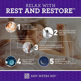 Amy Myers MD Dormir mejor por la noche con esta fórmula nocturna.
